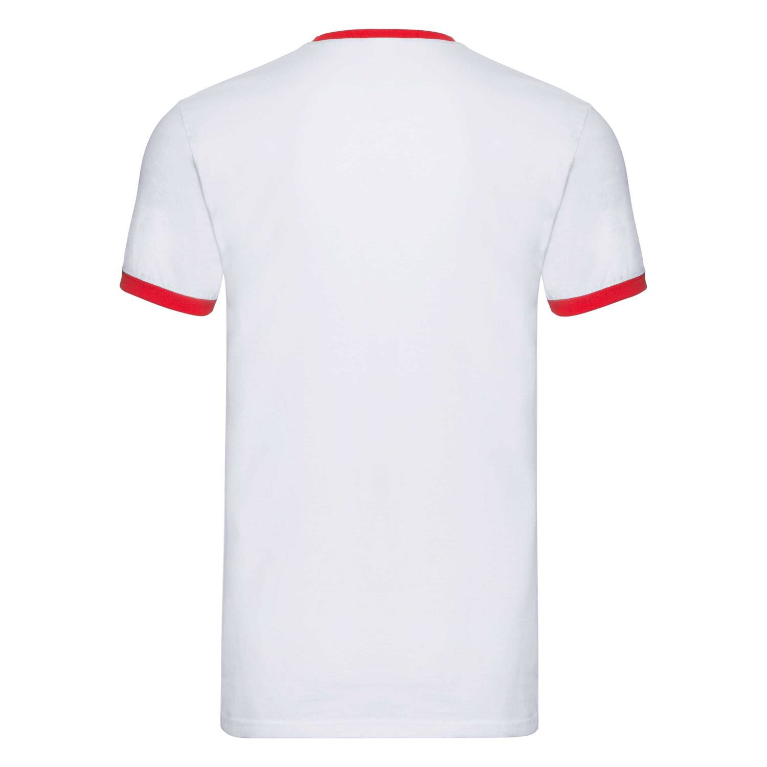 White T-shirt Ringer Fruit of the Loom