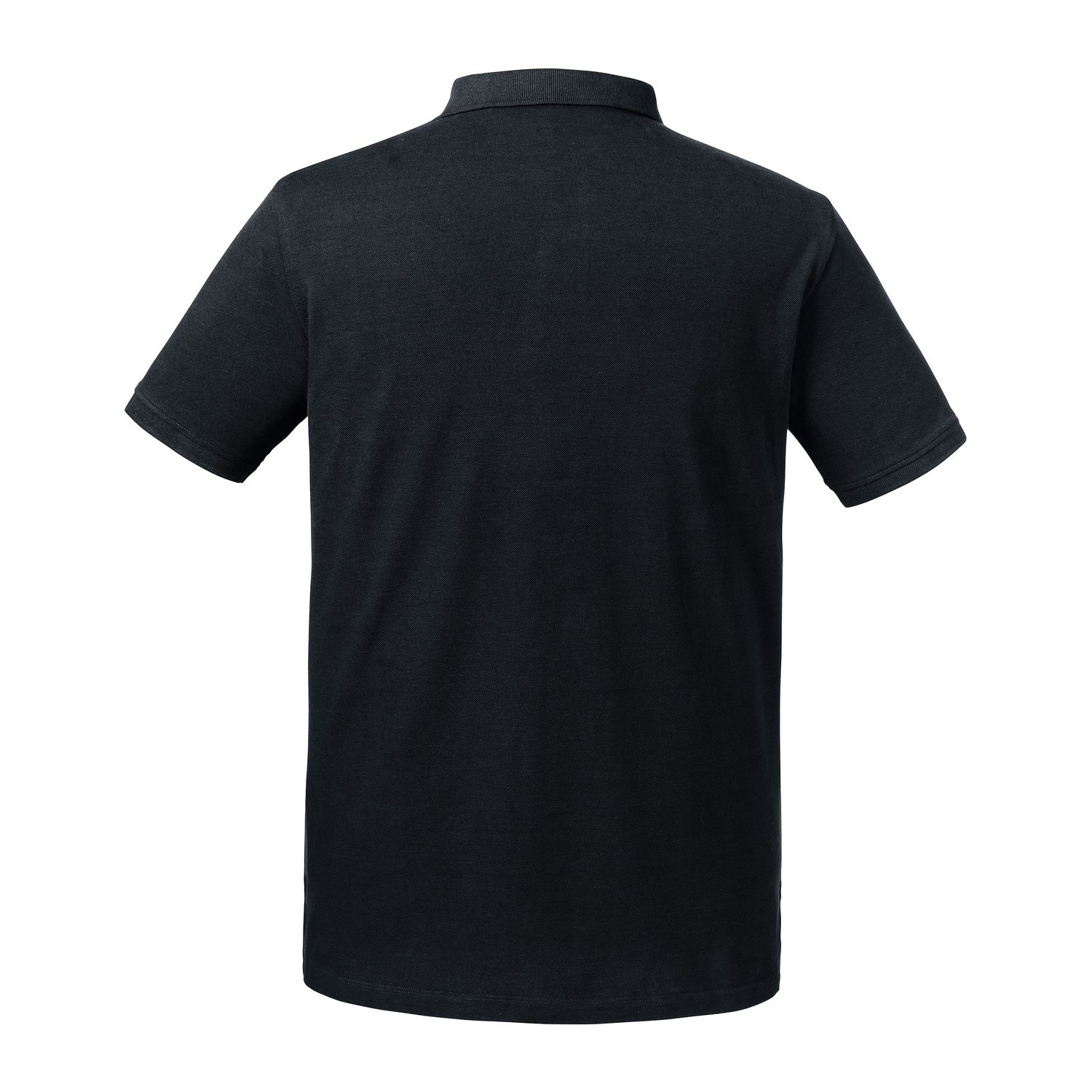 Czarna koszulka męska polo Pure Organic Russell