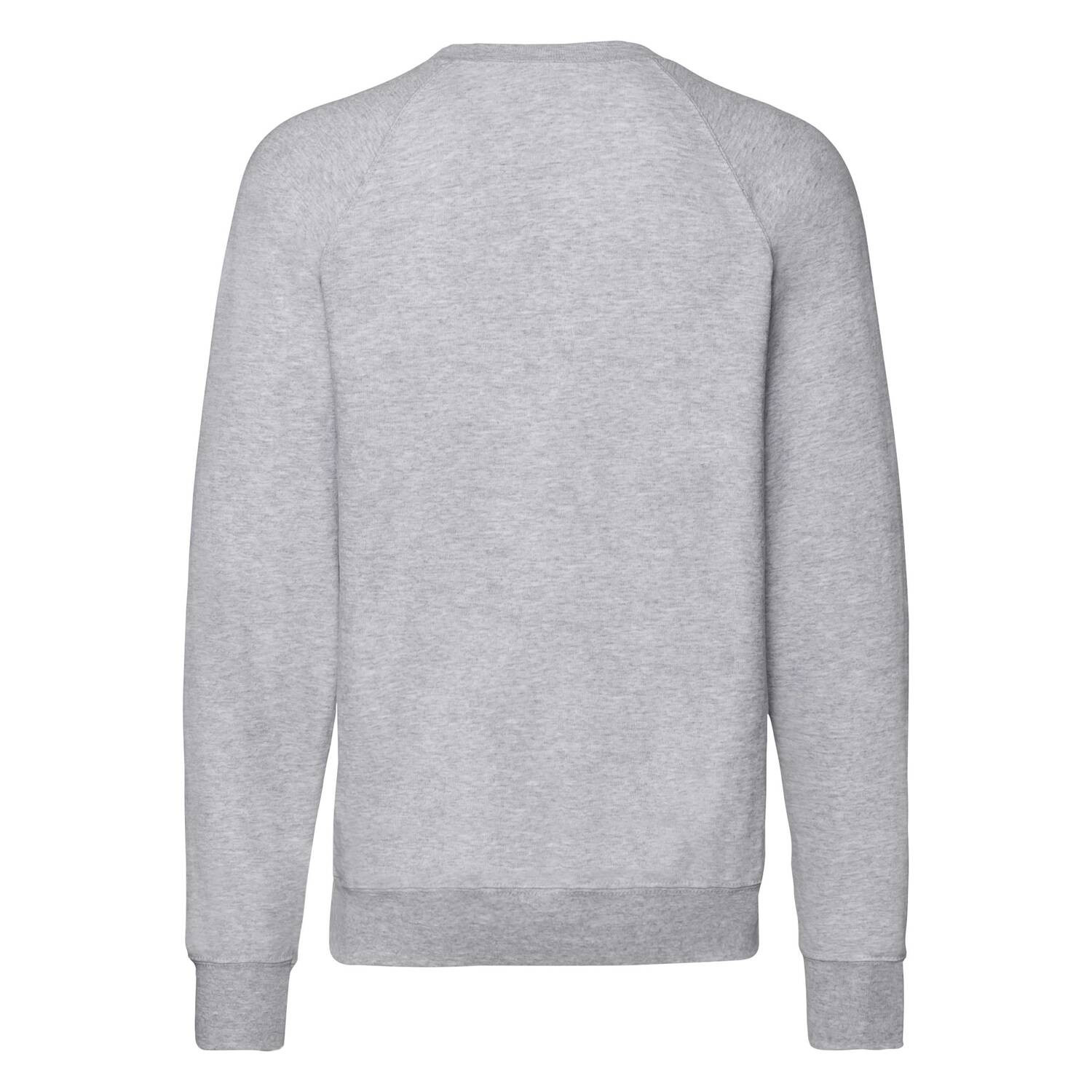 Szara bluza męska Lightweight Raglan Sweat Fruit of the Loom