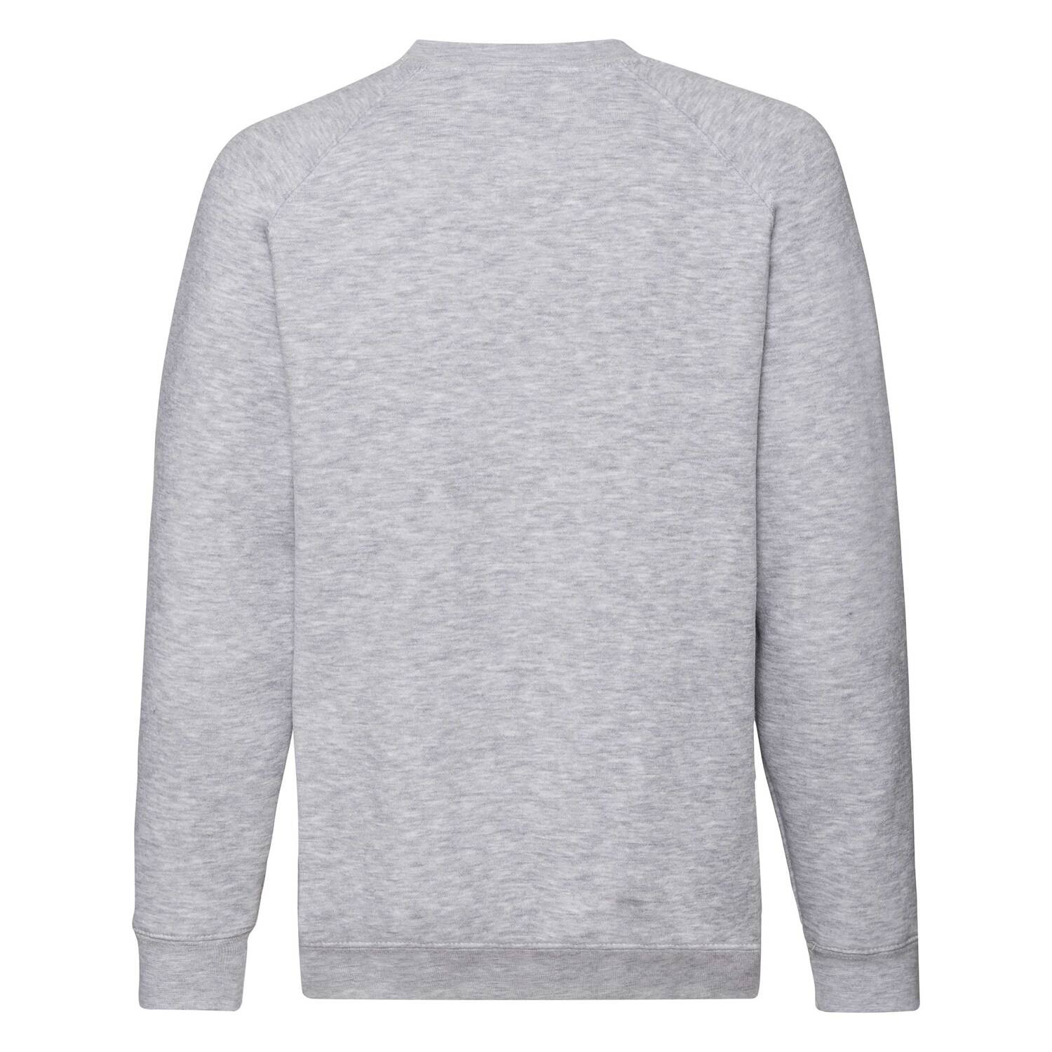 Gray children&#039;s sweatshirt Raglan Sweat Fruit of the Loom