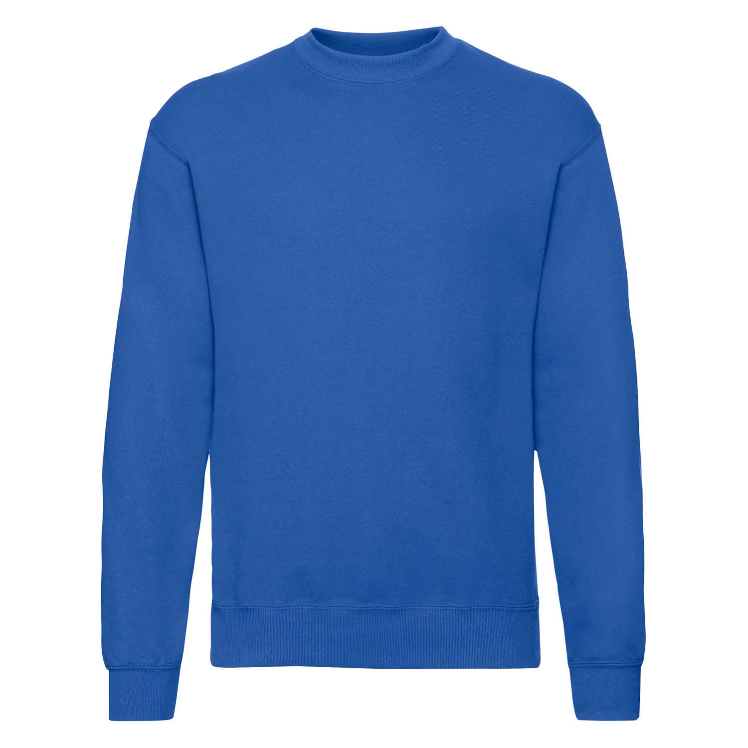 Levně Men's Blue Sweatshirt Set-in Sweat Fruit of the Loom