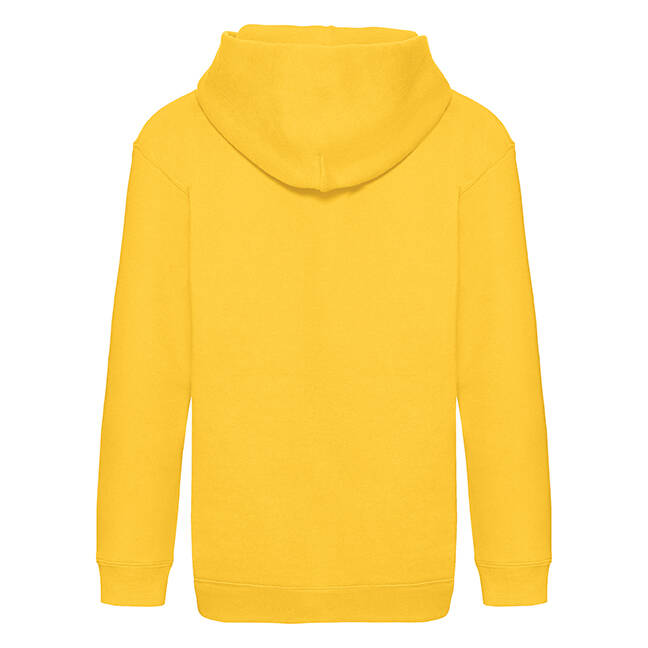 Żółta bluza dziecięca Hooded Sweat Fruit of the Loom