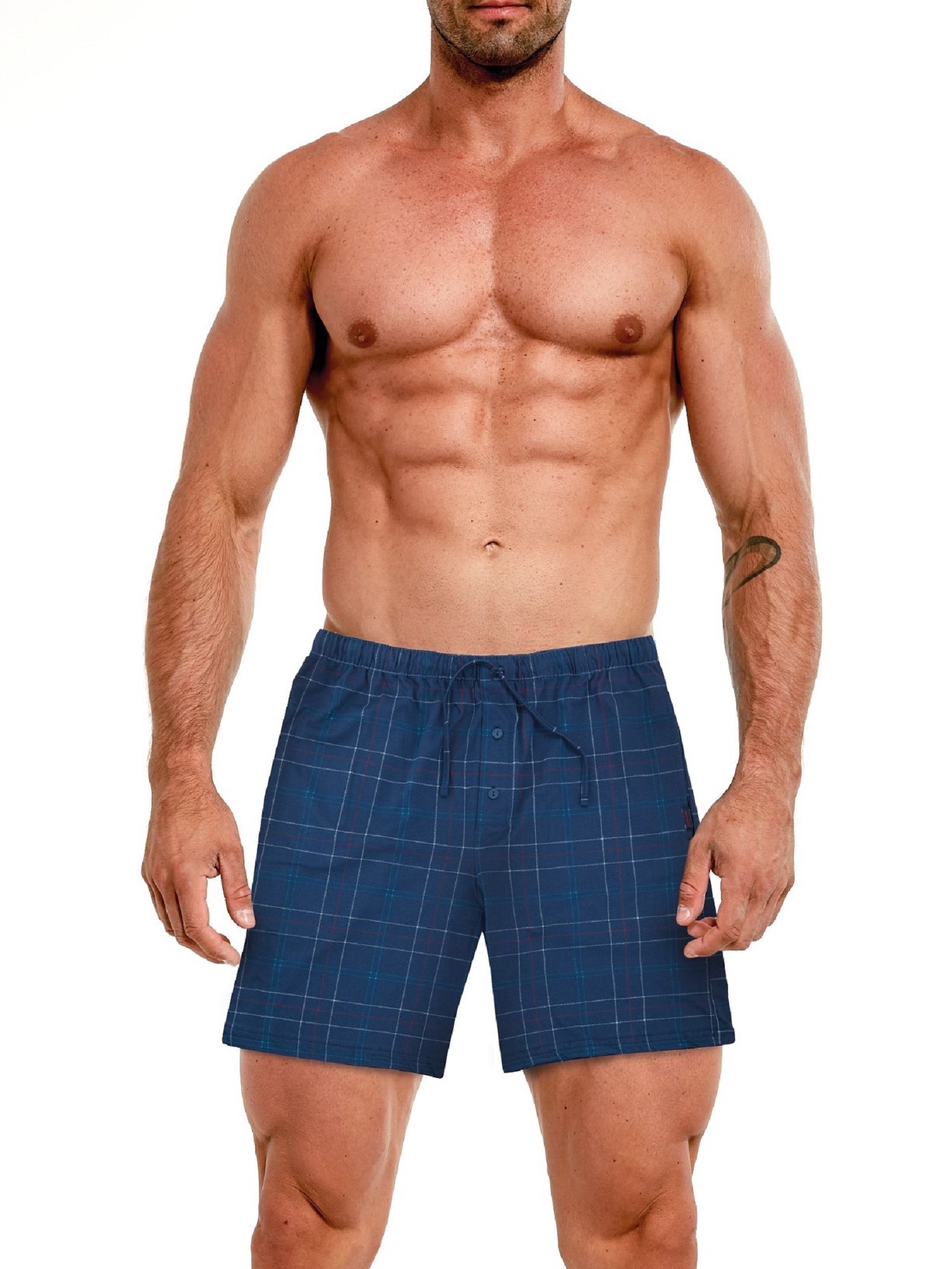 Levně Men's pyjama shorts Cornette 698/13 S-2XL navy blue 059