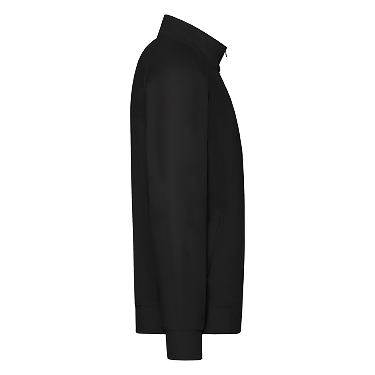Black Men&#039;s Sweatshirt Lightweight Sweat Jacket Fruit of the Loom