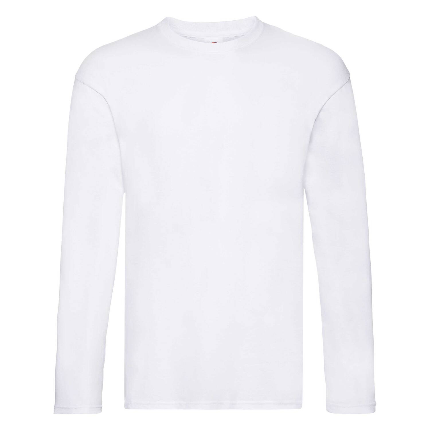 White Men's T-shirt Original Sleeve Fruit of the Loom