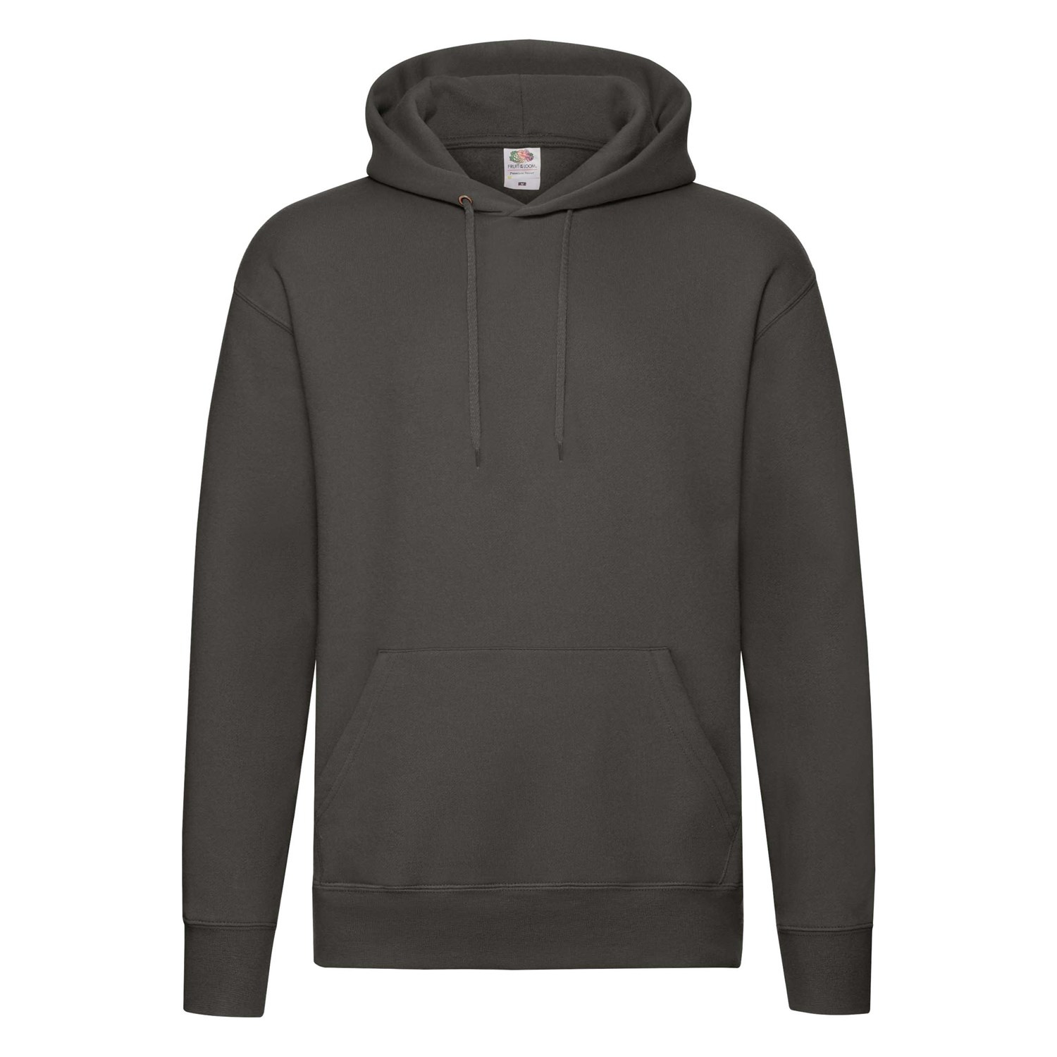 Dark Grey Men&#039;s Hooded Sweat Fruit of the Loom