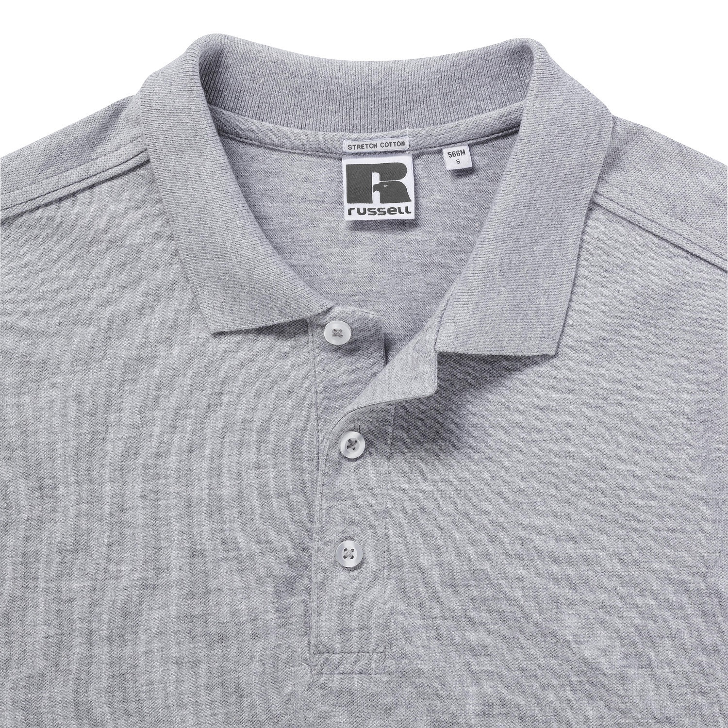 Pánske tričko Stretch Polo R566M 95% hladká bavlna ring-spun 5% Lycra 205g/210g
