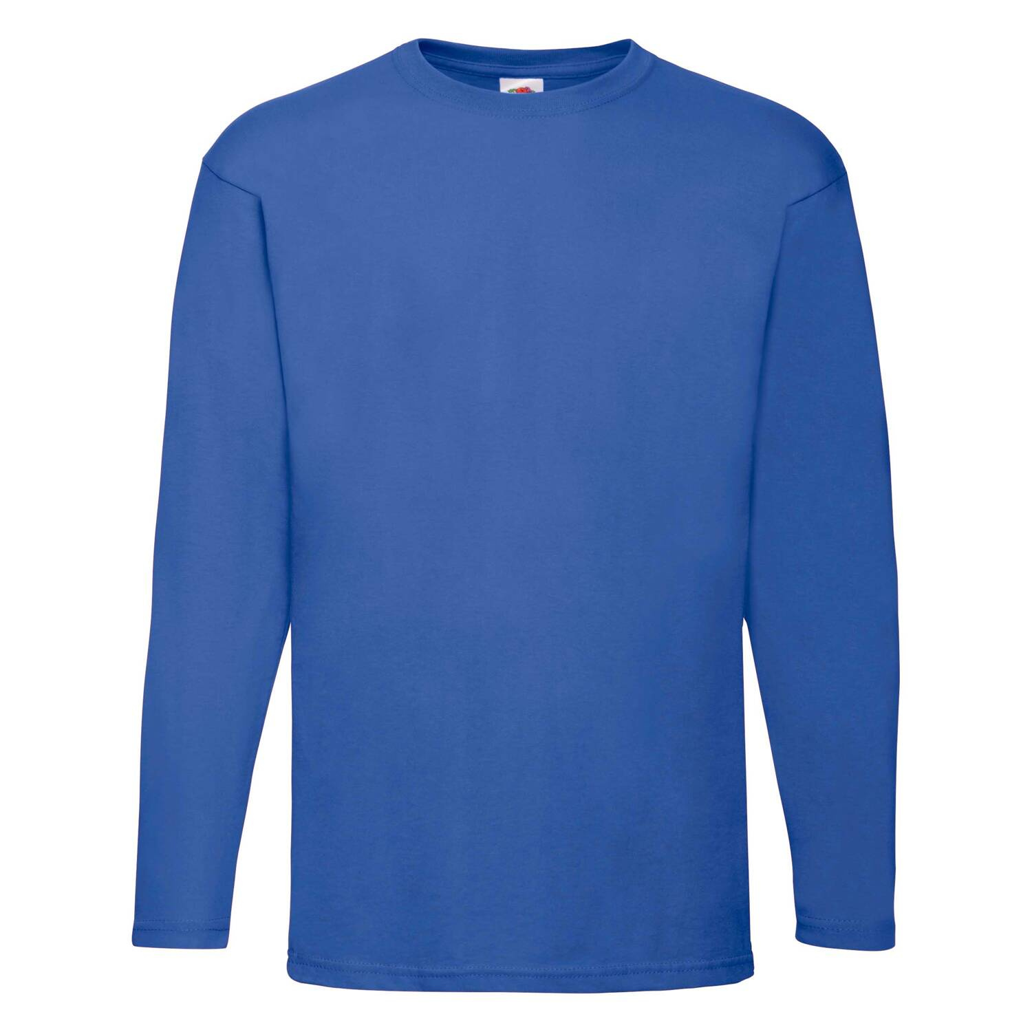 Blue Valueweight Men's Long Sleeve T-shirt Fruit of the Loom