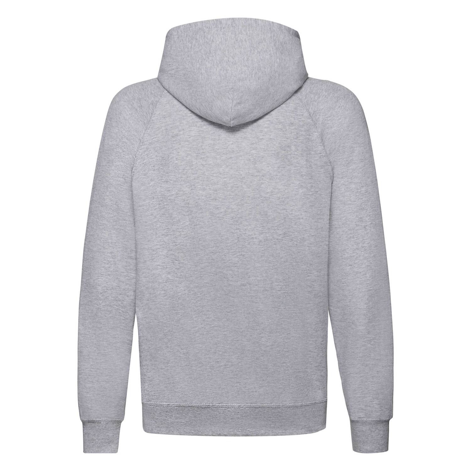Szara bluza męska z kapturem Lightweight Hooded Sweat Fruit of the Loom