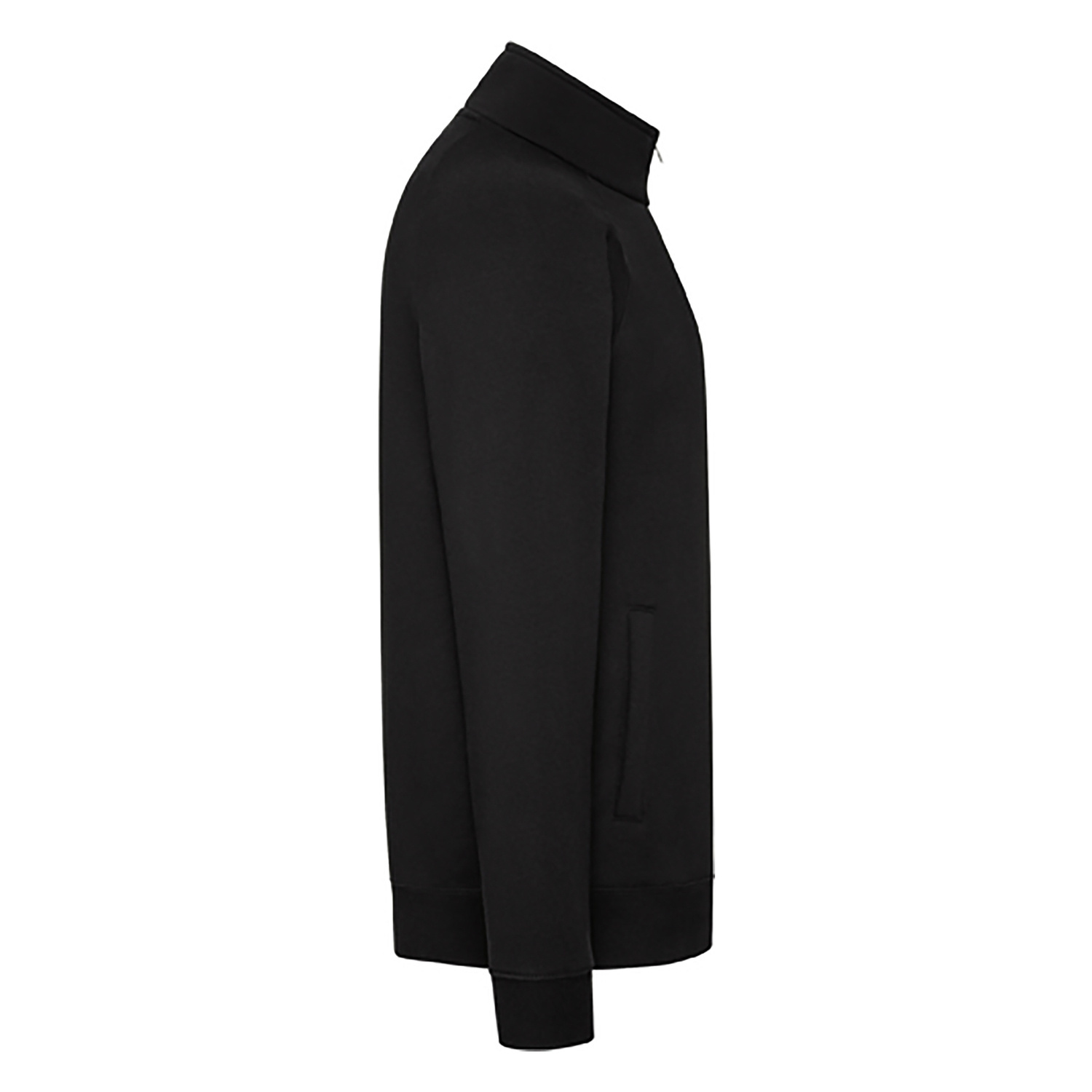 Black Men's Sweat Jacket Fruit of the Loom