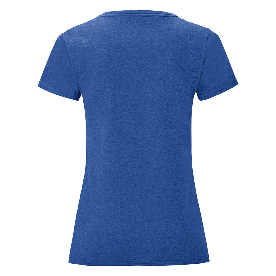 Blue Iconic women's t-shirt in combed cotton Fruit of the Loom