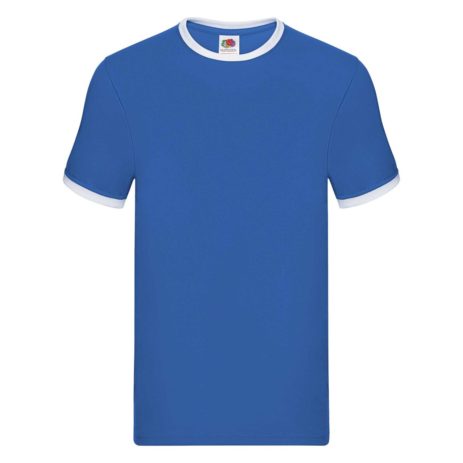 Ringer Fruit of the Loom Blue T-shirt