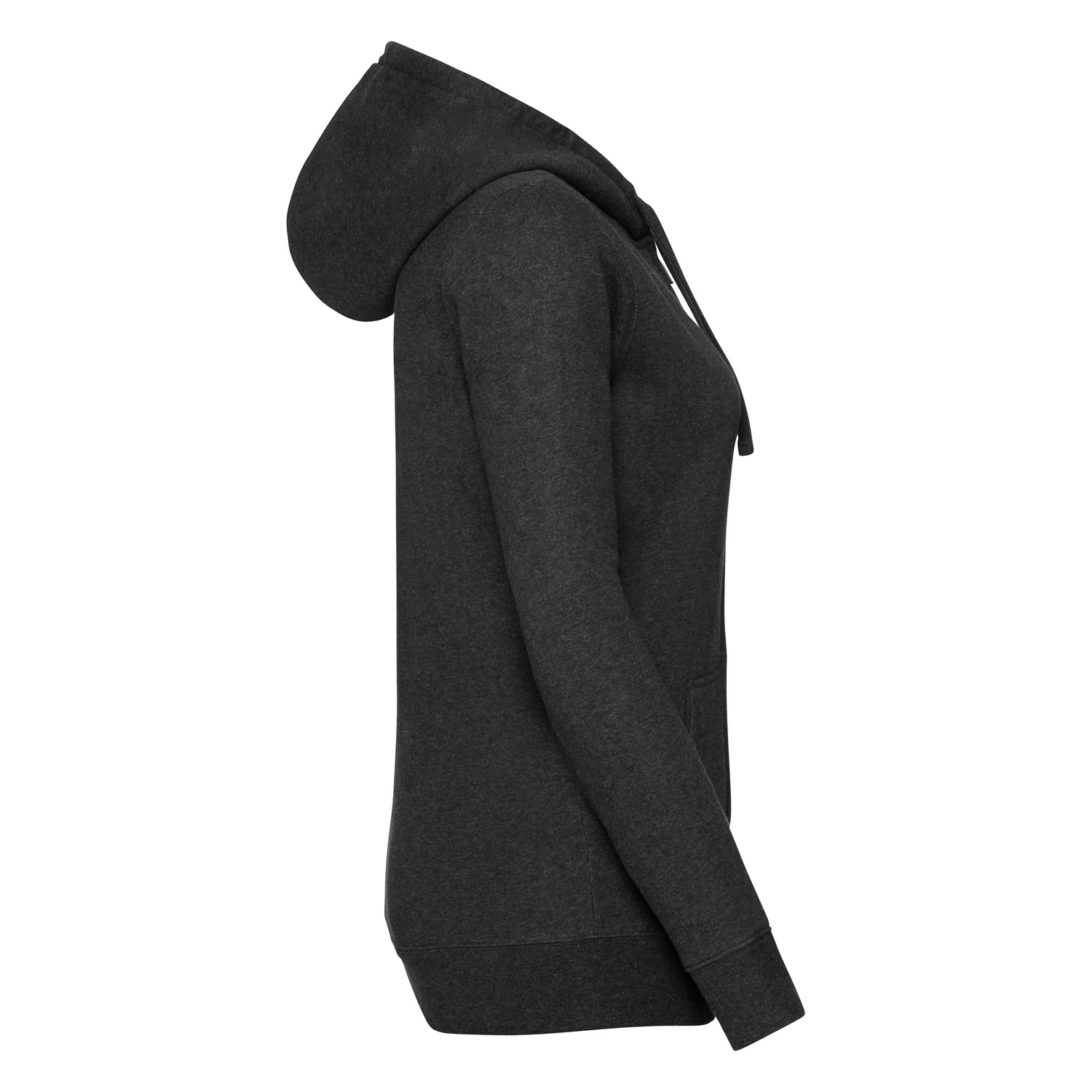 Women's Authentic Melange Zipped Hooded Sweat Russell