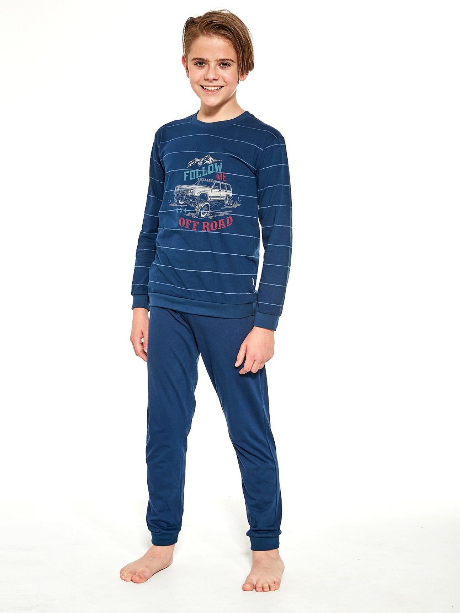 Levně Pyjamas Cornette Kids Boy 478/124 Follow Me length/r 86-128 navy blue