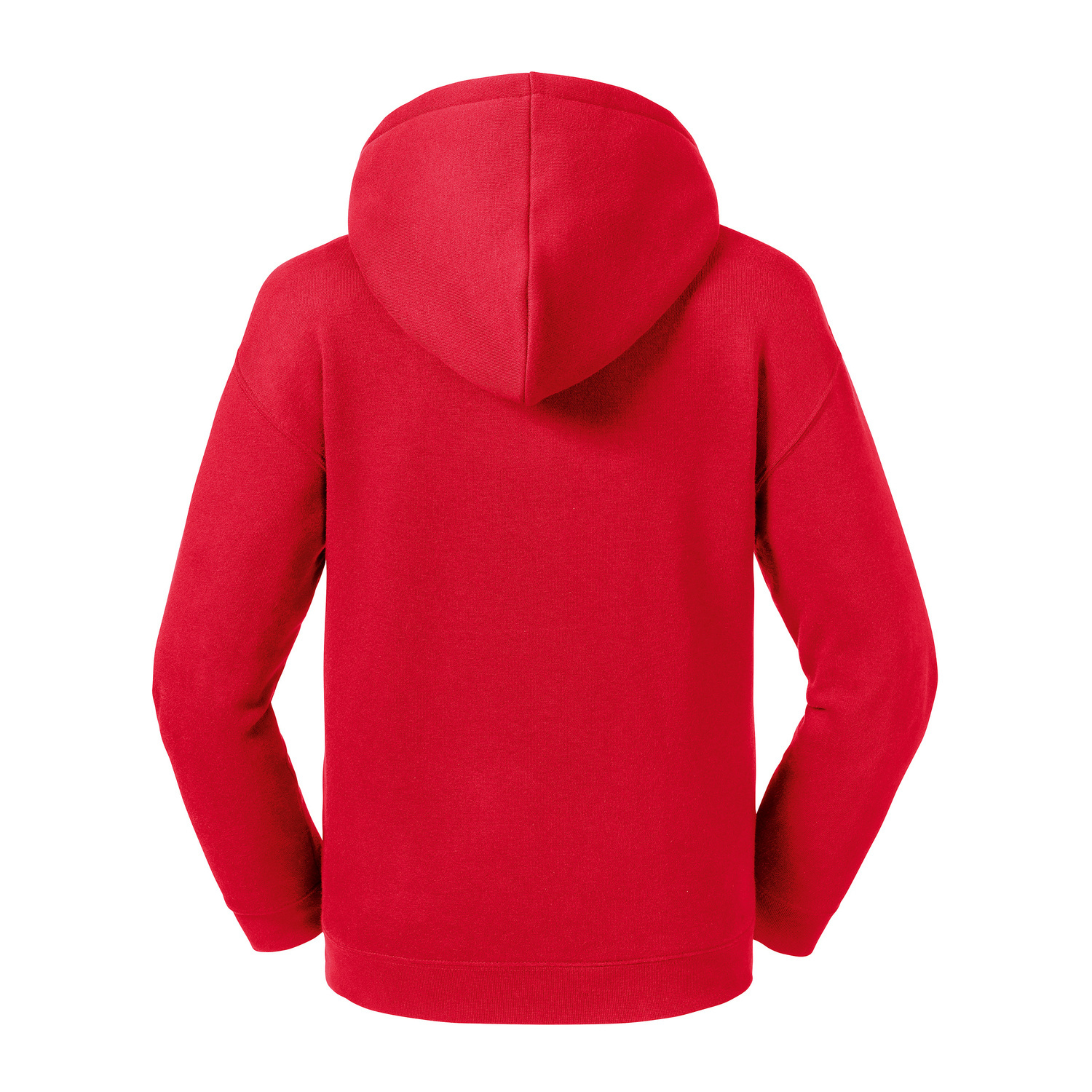 Red Authentic Russell Hooded Sweatshirt for Children