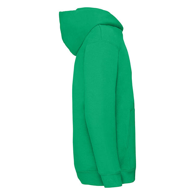 Green Hooded Sweat Fruit of the Loom