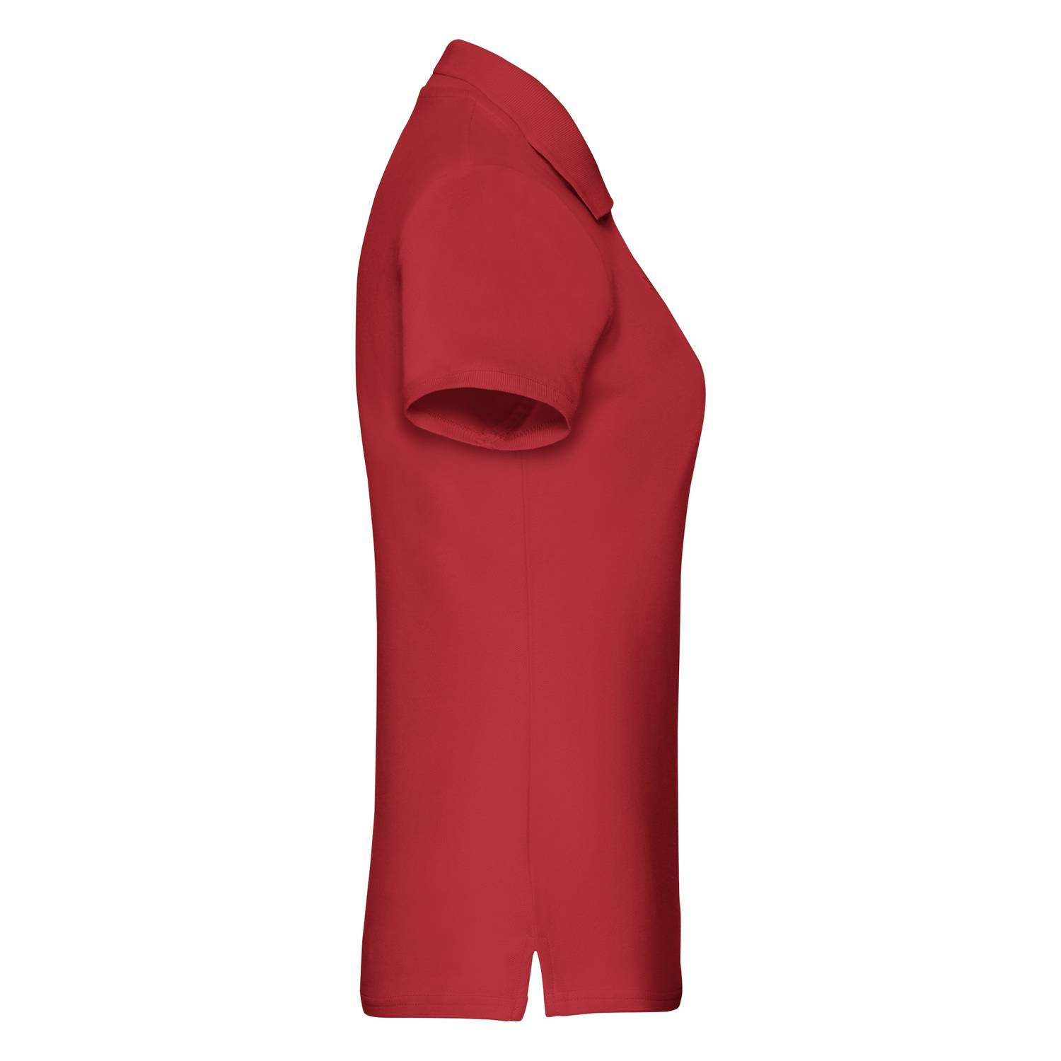 Polo Fruit of the Loom Red Women's T-shirt