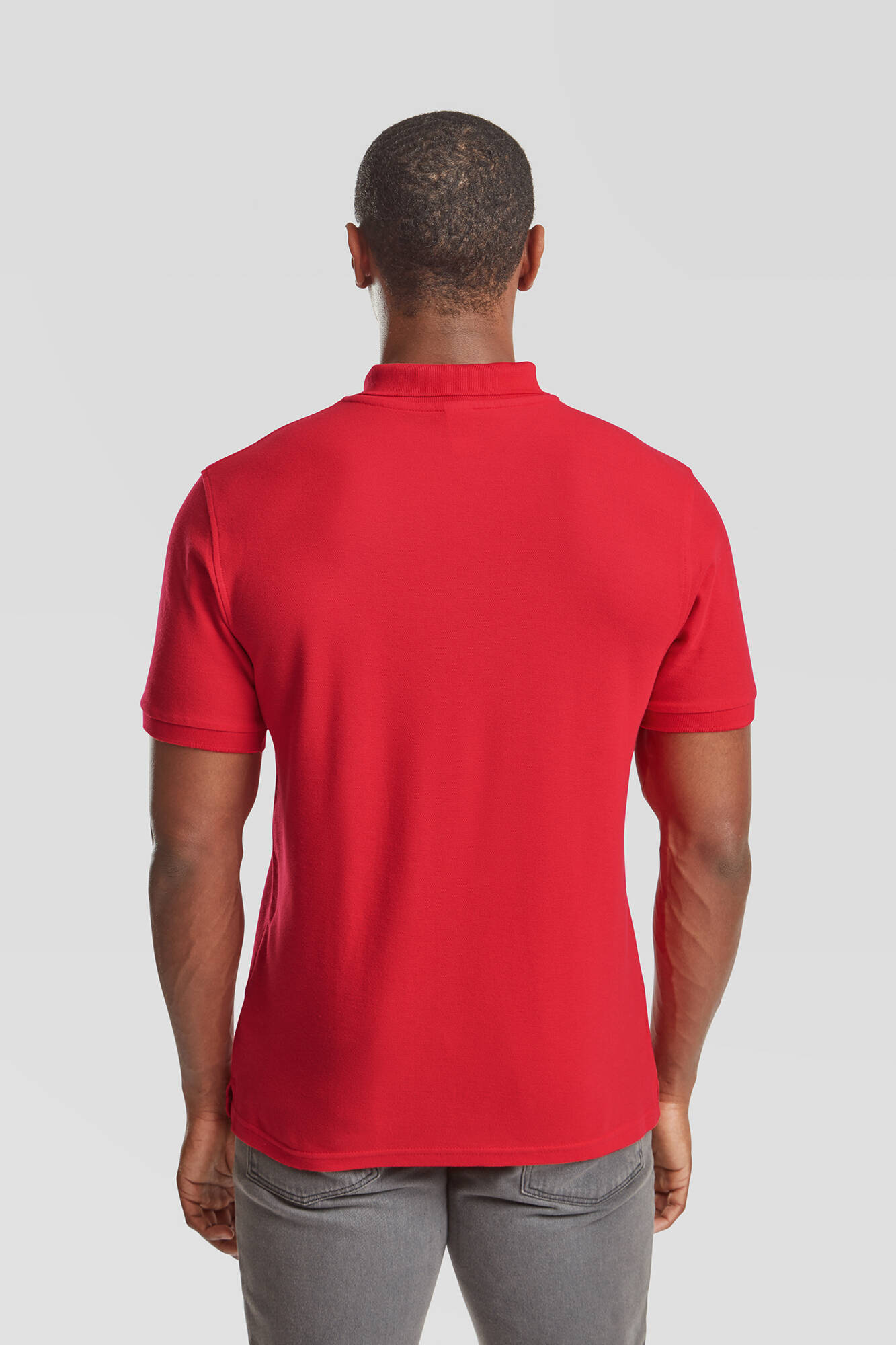Iconic Polo Friut of the Loom Men's Red T-shirt