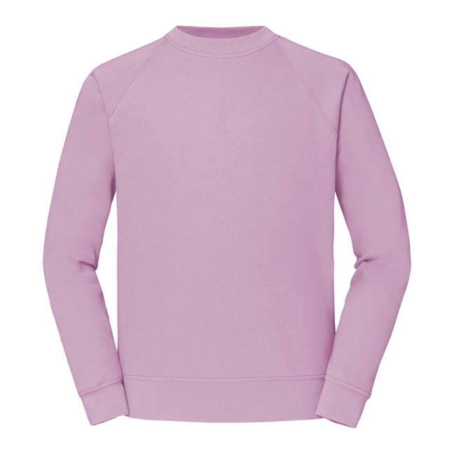 Raglan Men&#039;s Pink Sweat Fruit of the Loom