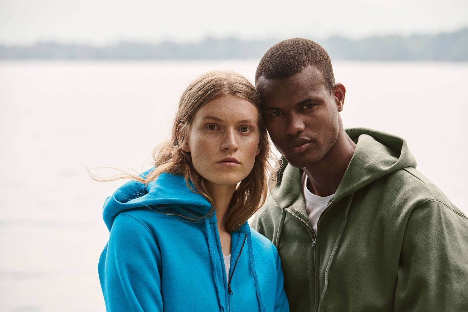 Olive Men&#039;s Hoodie Premium Fruit of the Loom