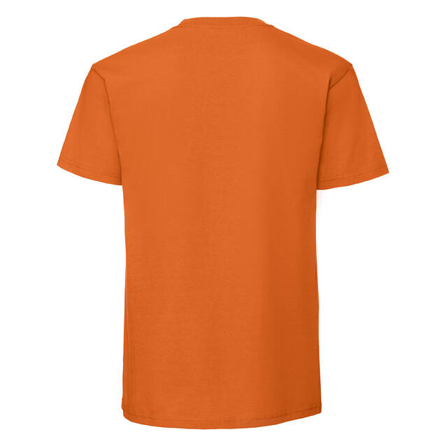 Levně Iconic 195 Ringspun Premium Fruit of the Loom Orange T-shirt
