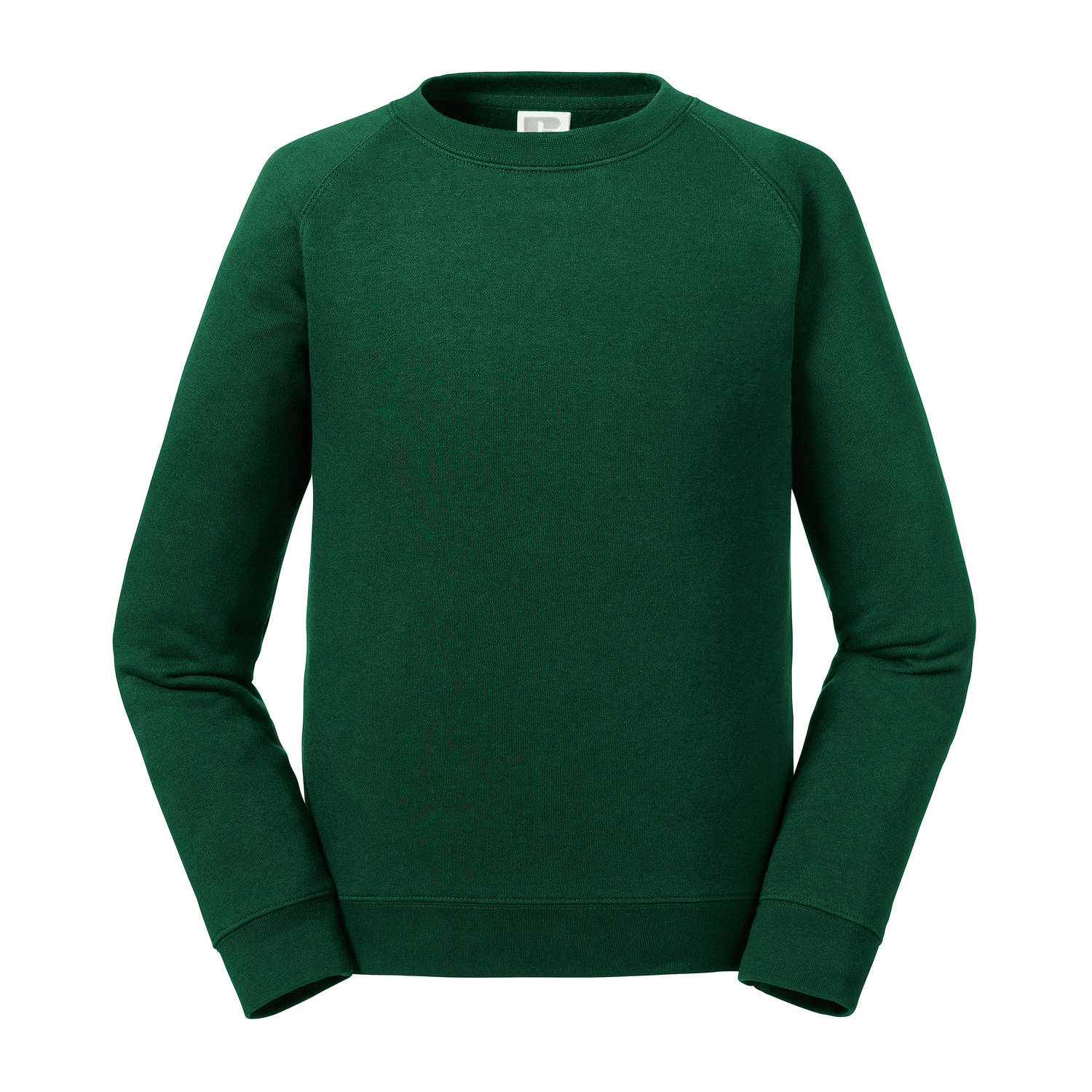Green children's sweatshirt Raglan - Authentic Russell