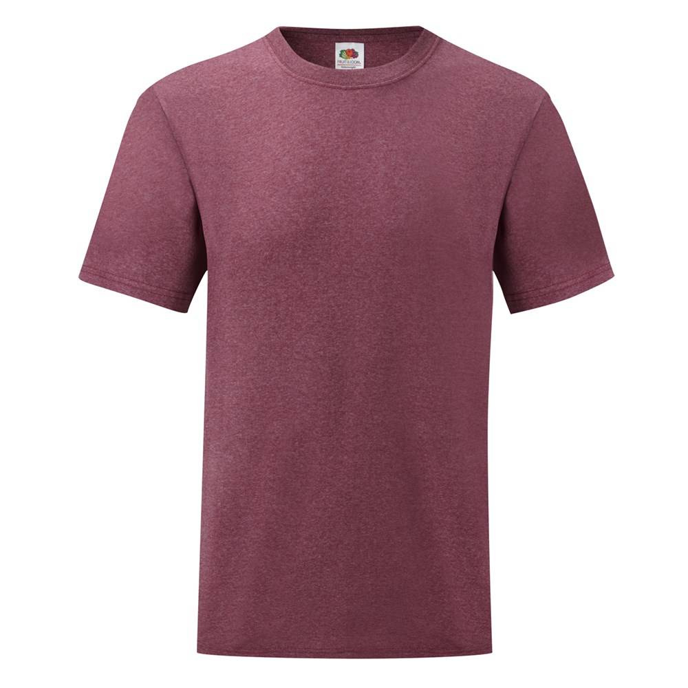 Burgundy Men's T-shirt Valueweight Fruit of the Loom