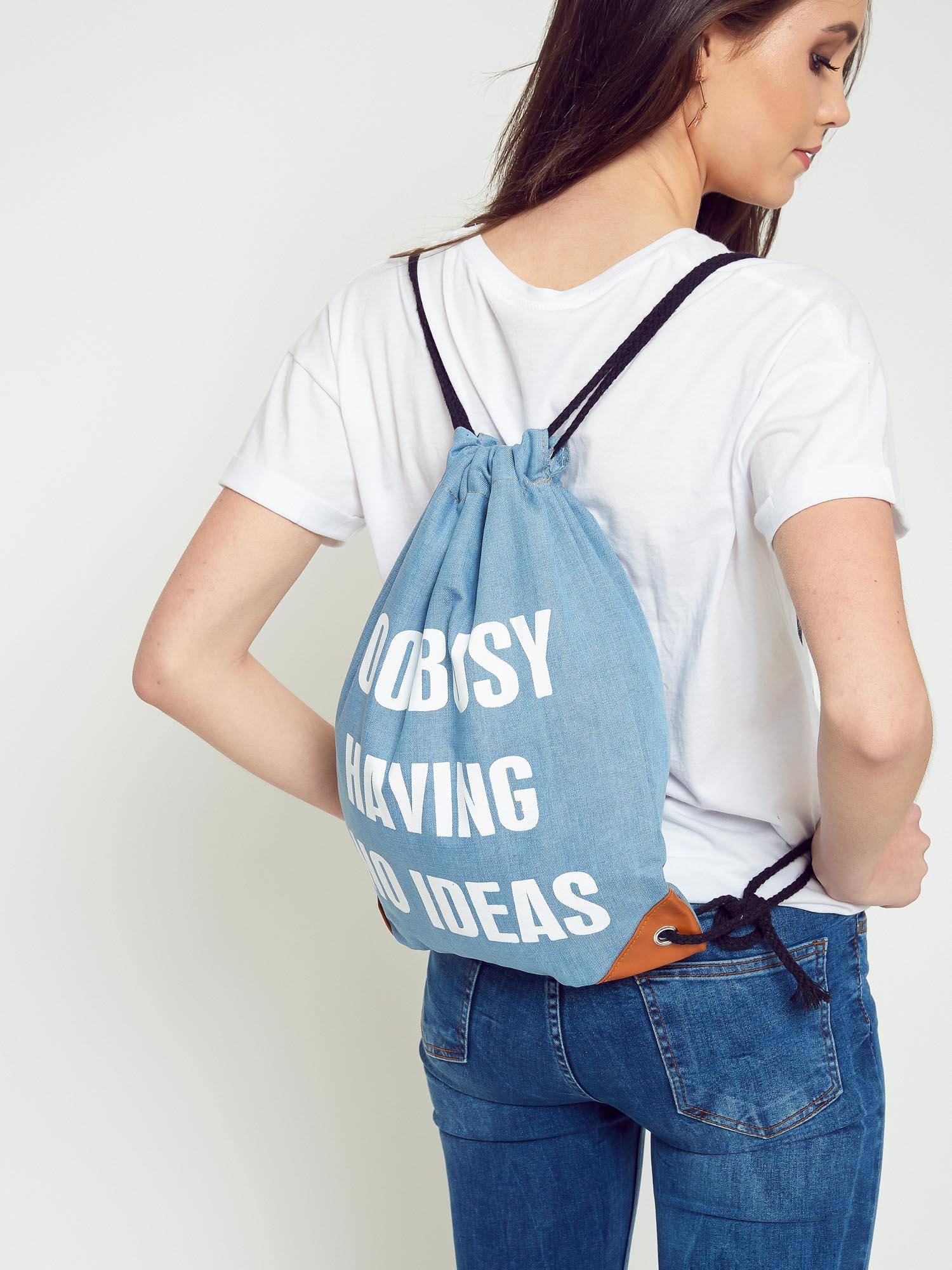 Too Busy denim bag Blue