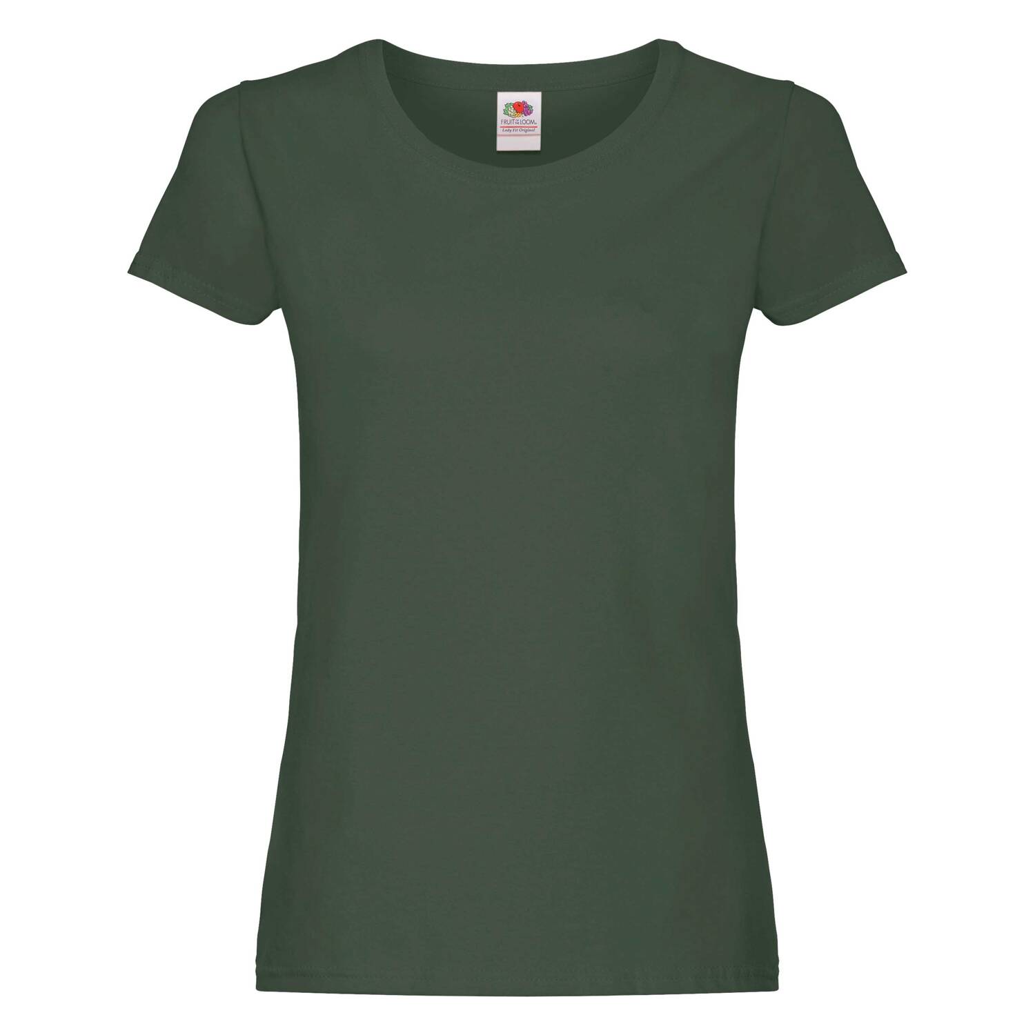 Green Women's T-shirt Lady fit Original Fruit of the Loom