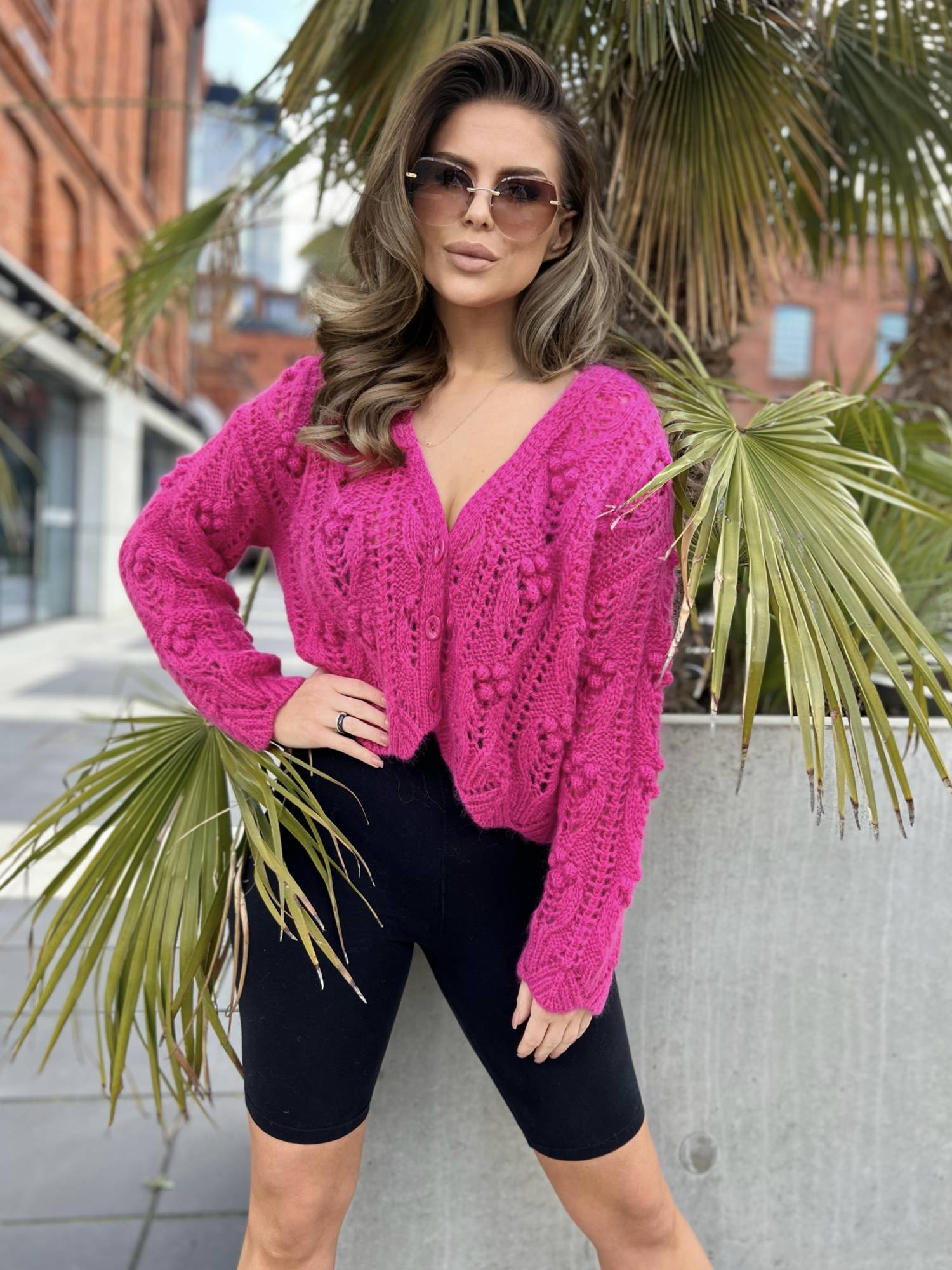 Sweater amaranth By o la la cxp1274.amaranth