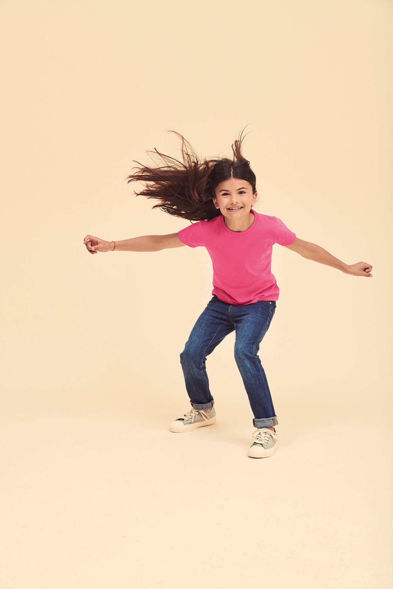 Valueweight Fruit of the Loom Pink T-shirt