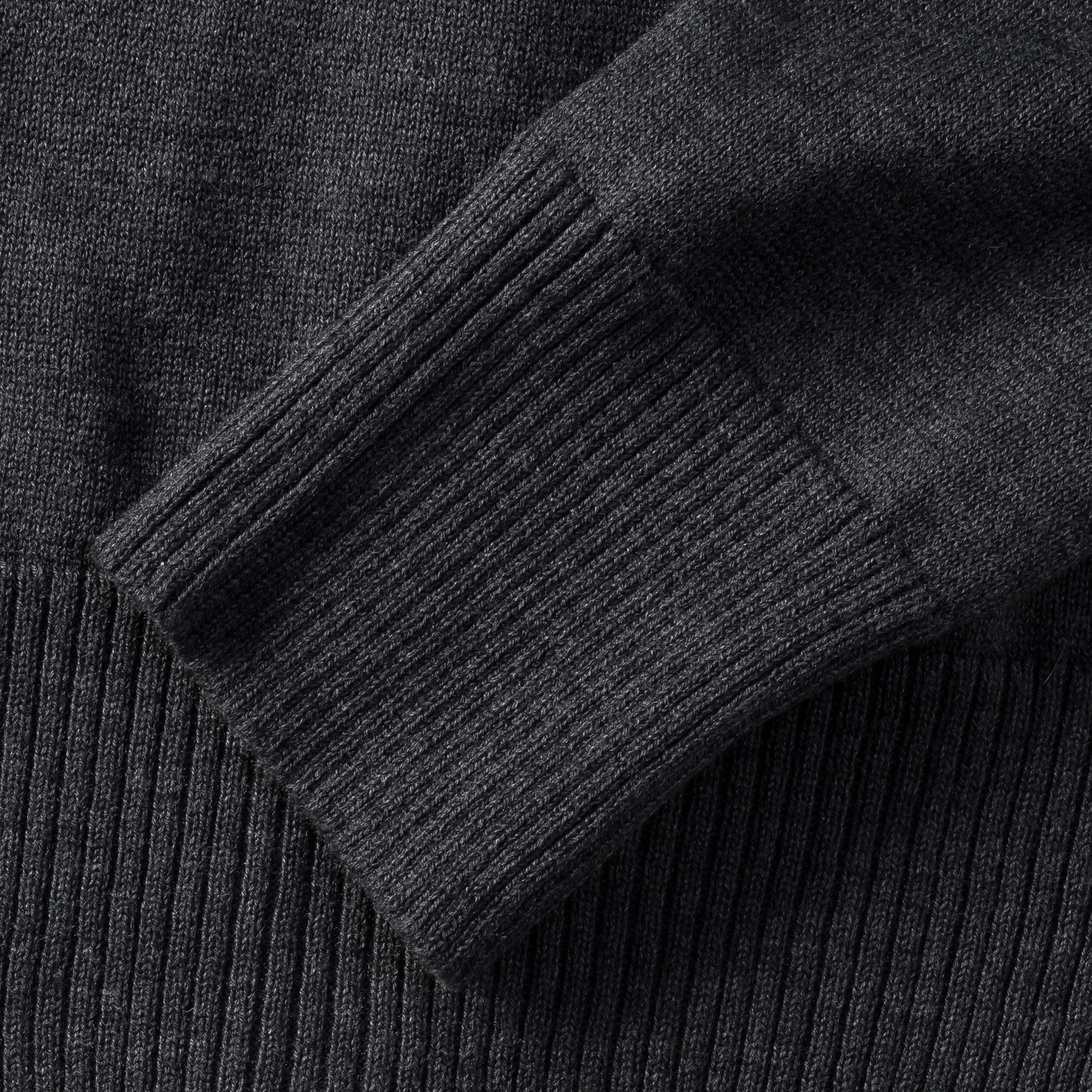 Anthracite women's pointed cardigan Russell