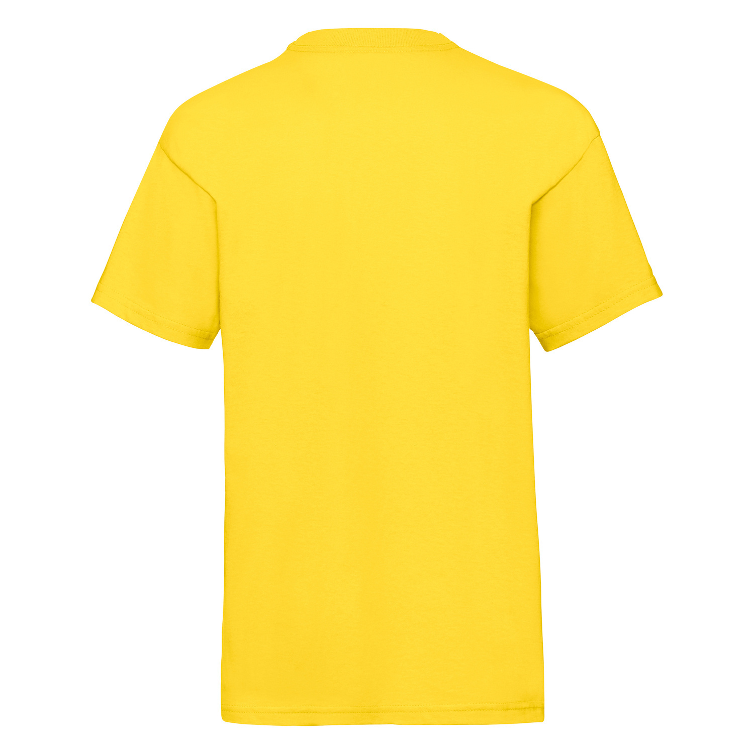 Yellow Cotton T-shirt Fruit of the Loom
