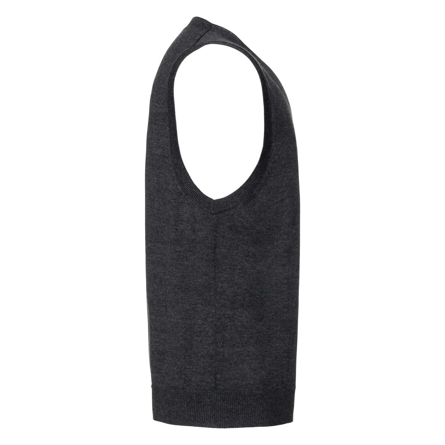 Men&#039;s Sleeveless Cardigan, Neckline V R719M 50/50 50% Cotton 50% Acrylic CottonBlend TM weave 12 275g