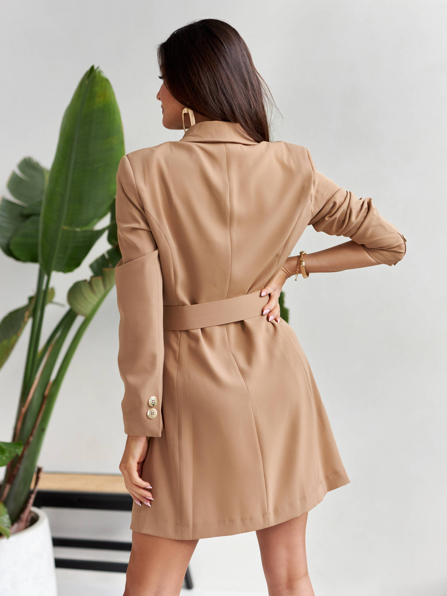 Caramel dress By o la la cxp1015. R59