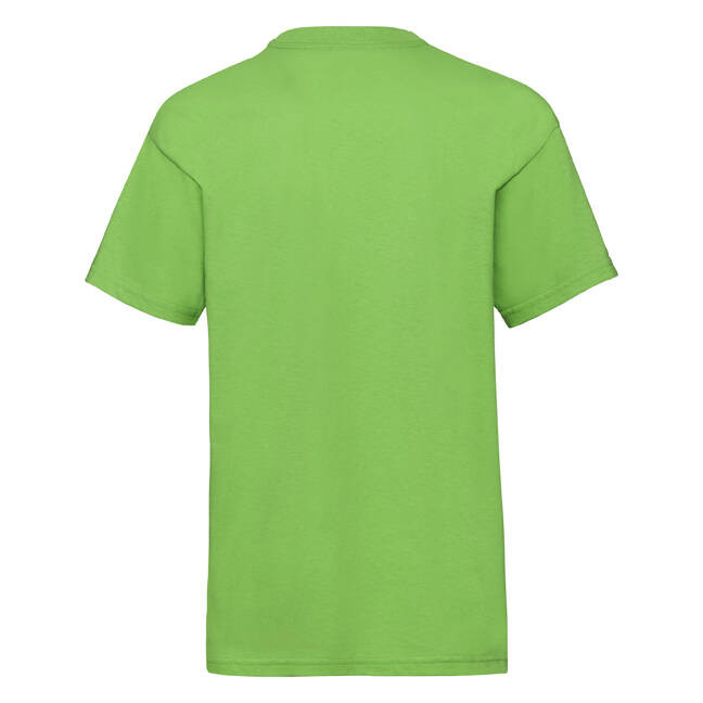 Green Fruit of the Loom Kids Cotton T-shirt