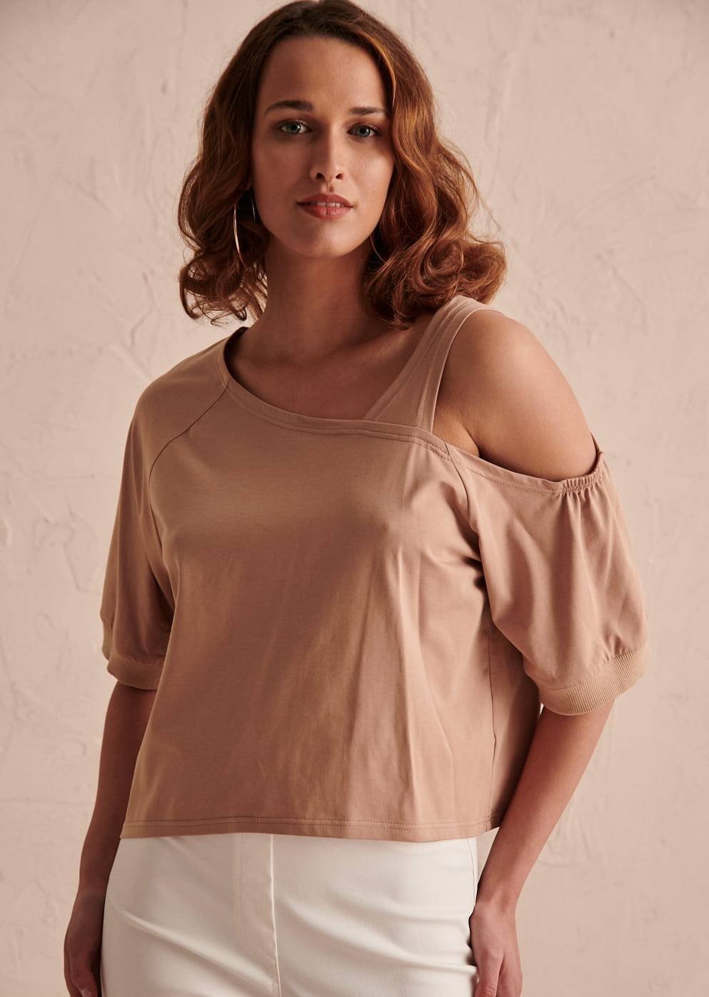 Caramel blouse Blue Shadow axp0824. R59