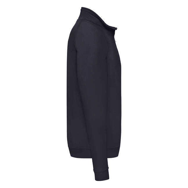 Granatowa bluza męska Zip Neck Sweat Fruit of the Loom