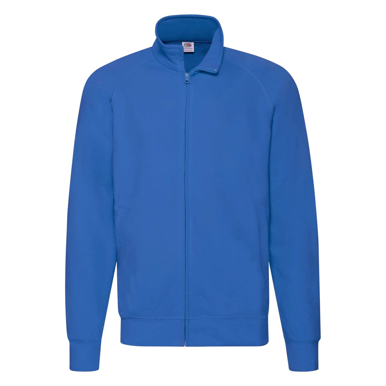 Levně Blue Men's Sweatshirt Lightweight Sweat Jacket Fruit of the Loom