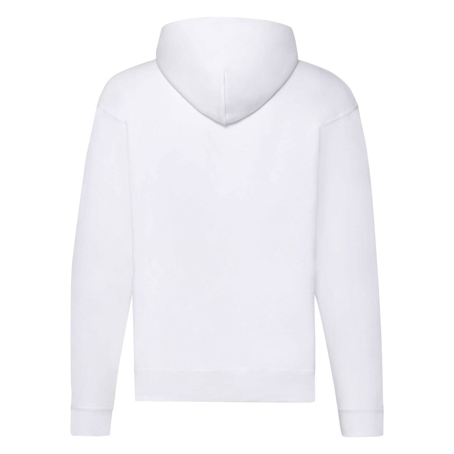 Grey Zippered Hoodie Classic Fruit of the Loom