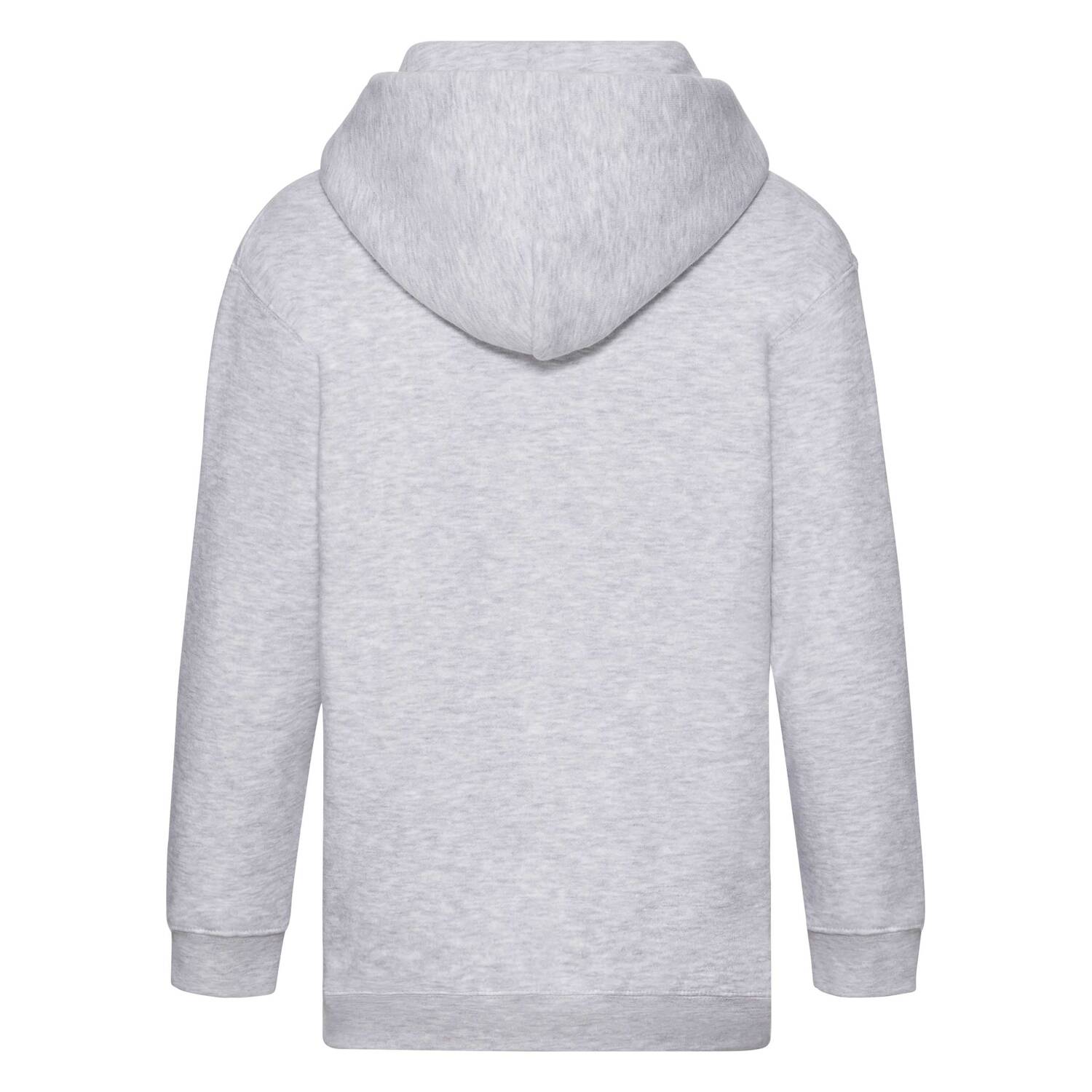 Szara bluza dziecięca z kapturem Zip Through Hooded Sweat Fruit of the Loom