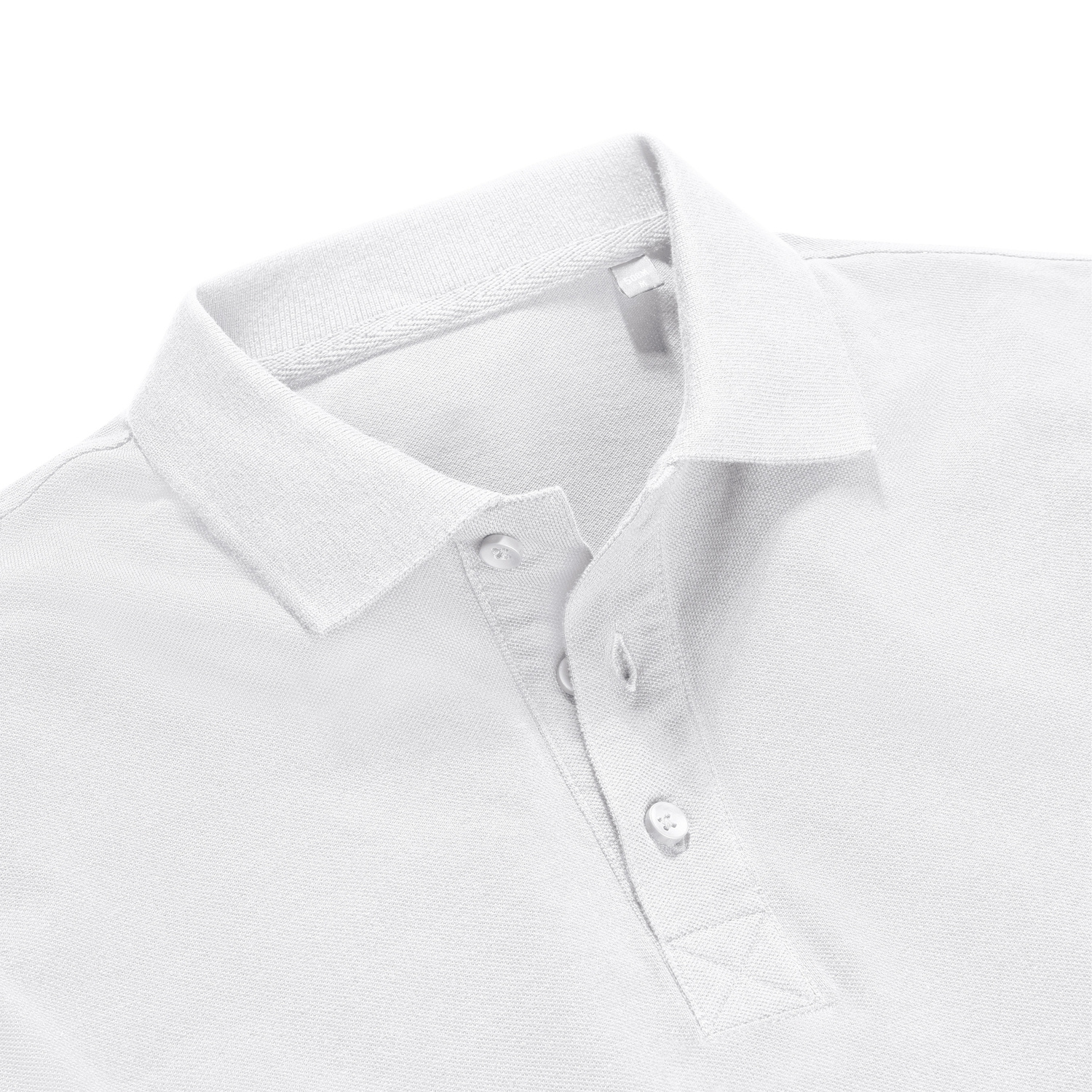 Biała koszulka męska polo Pure Organic Russell