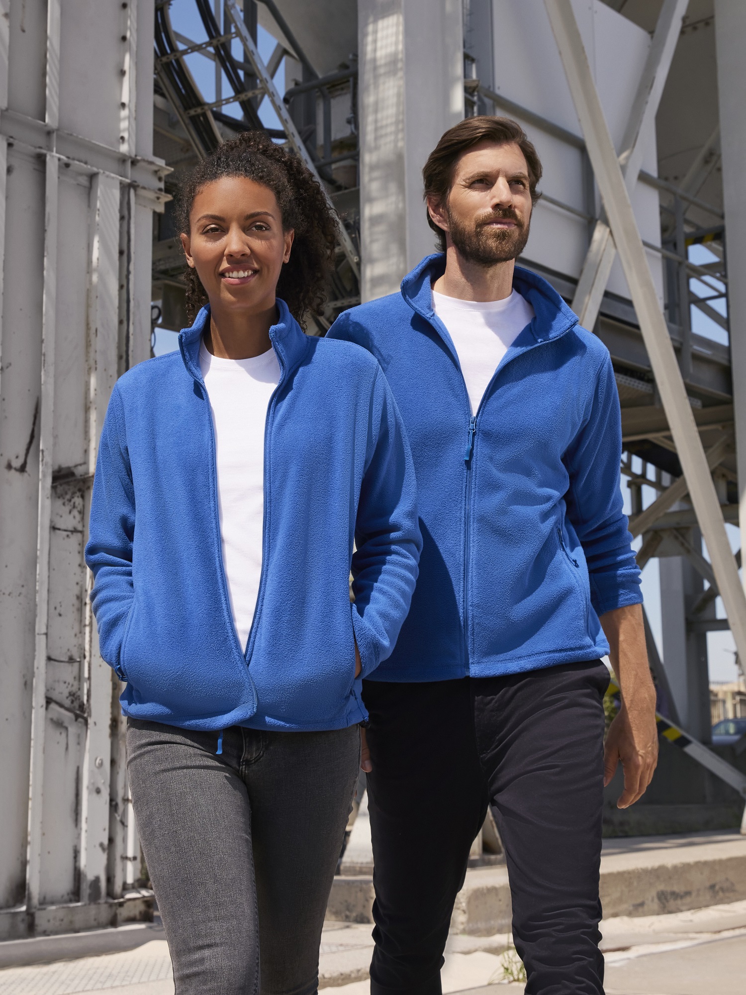 Men's fleece with long zipper 100% polyester, non-pilling fleece 320g