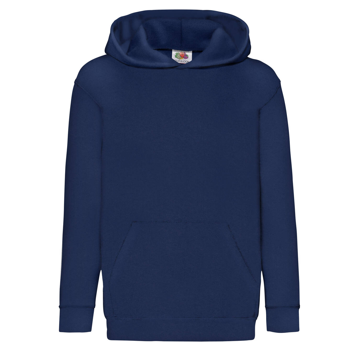 Navy blue children&#039;s sweatshirt Classic kangaroo Fruit of the Loom