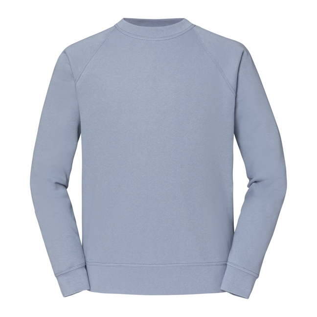 Błękitna bluza męska Raglan Sweat Fruit of the Loom