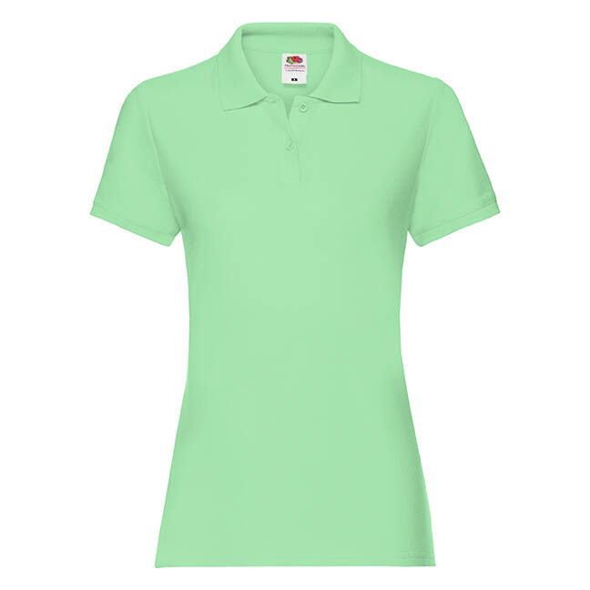 Mint Women's Polo Fruit of the Loom