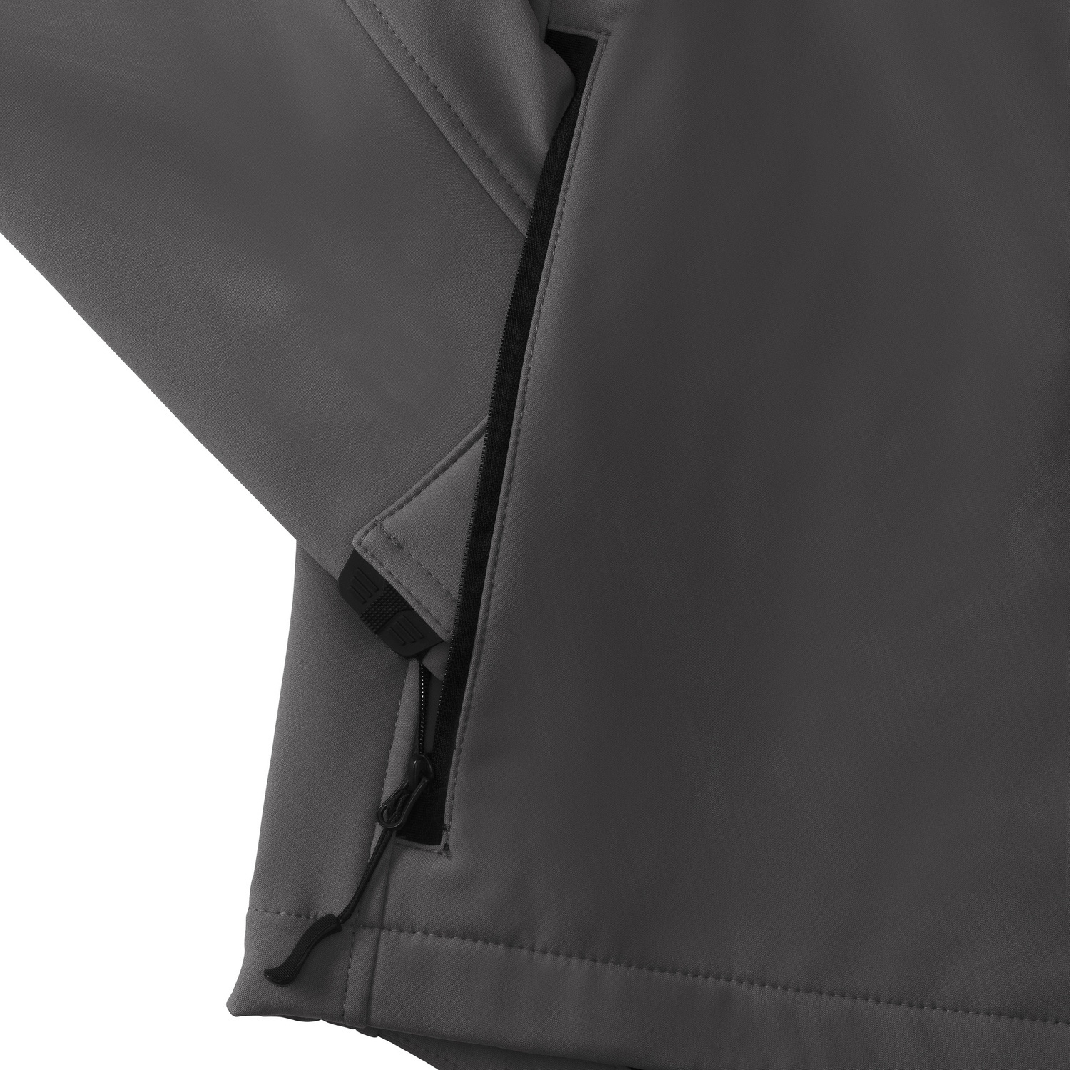 Dark Grey Men&#039;s Soft Shell Russell Jacket