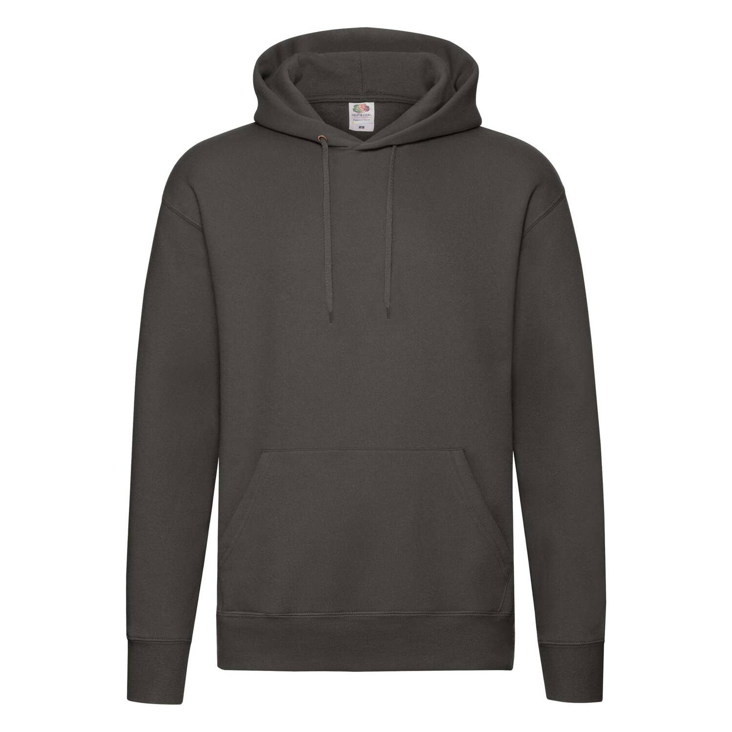 Dark Grey Men&#039;s Hooded Sweat Fruit of the Loom