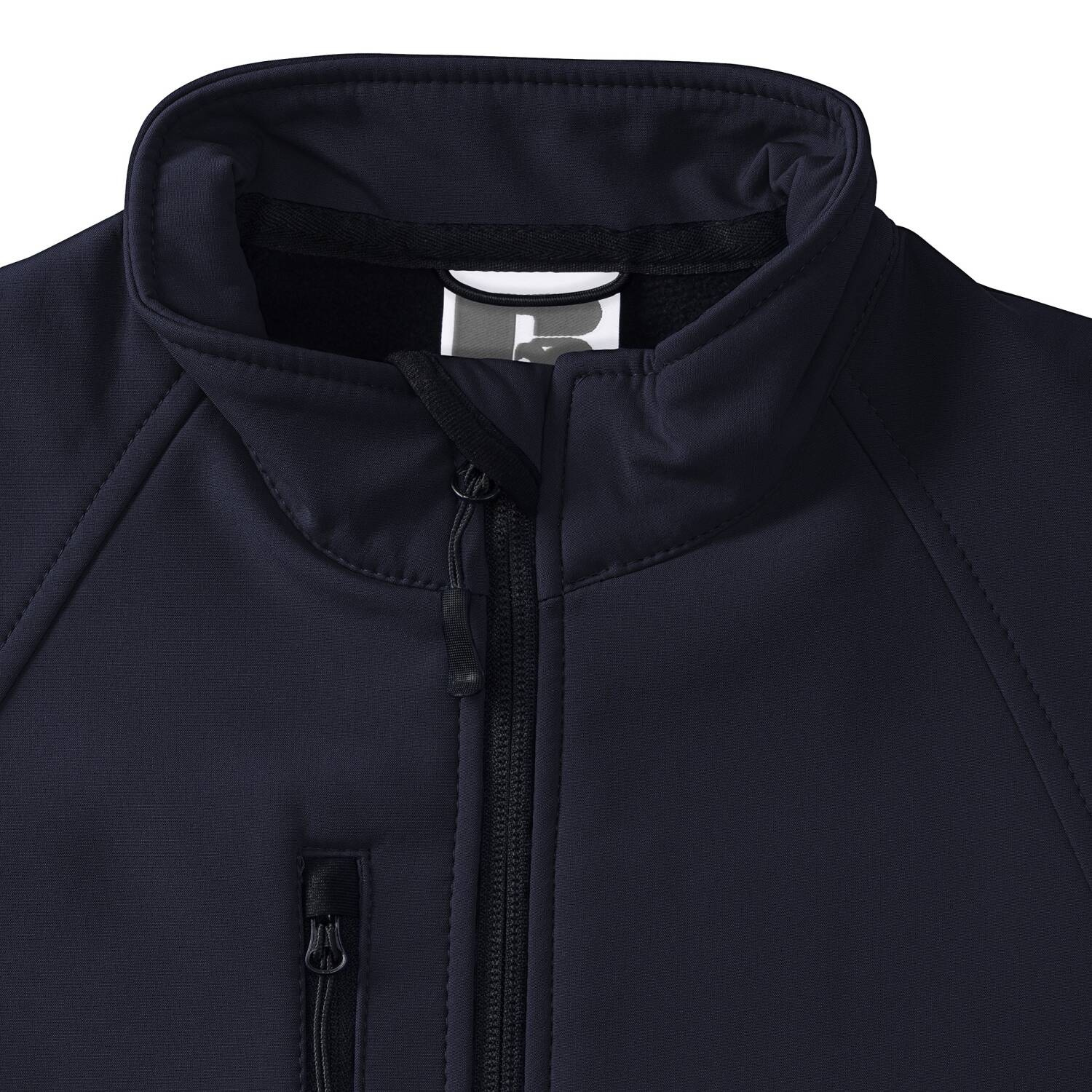 Navy Jacket Soft Shell Russell