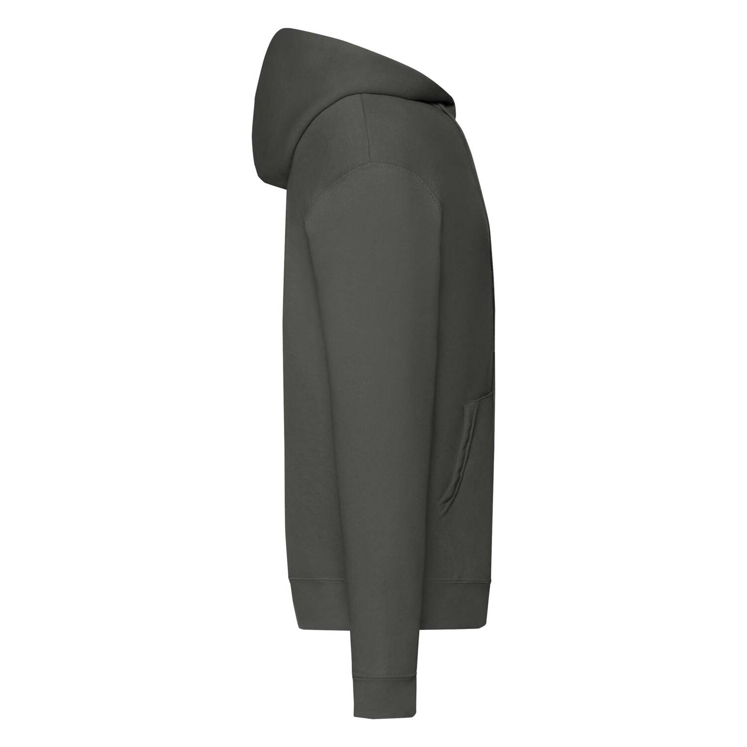 Graphite Zippered Hoodie Classic Fruit of the Loom